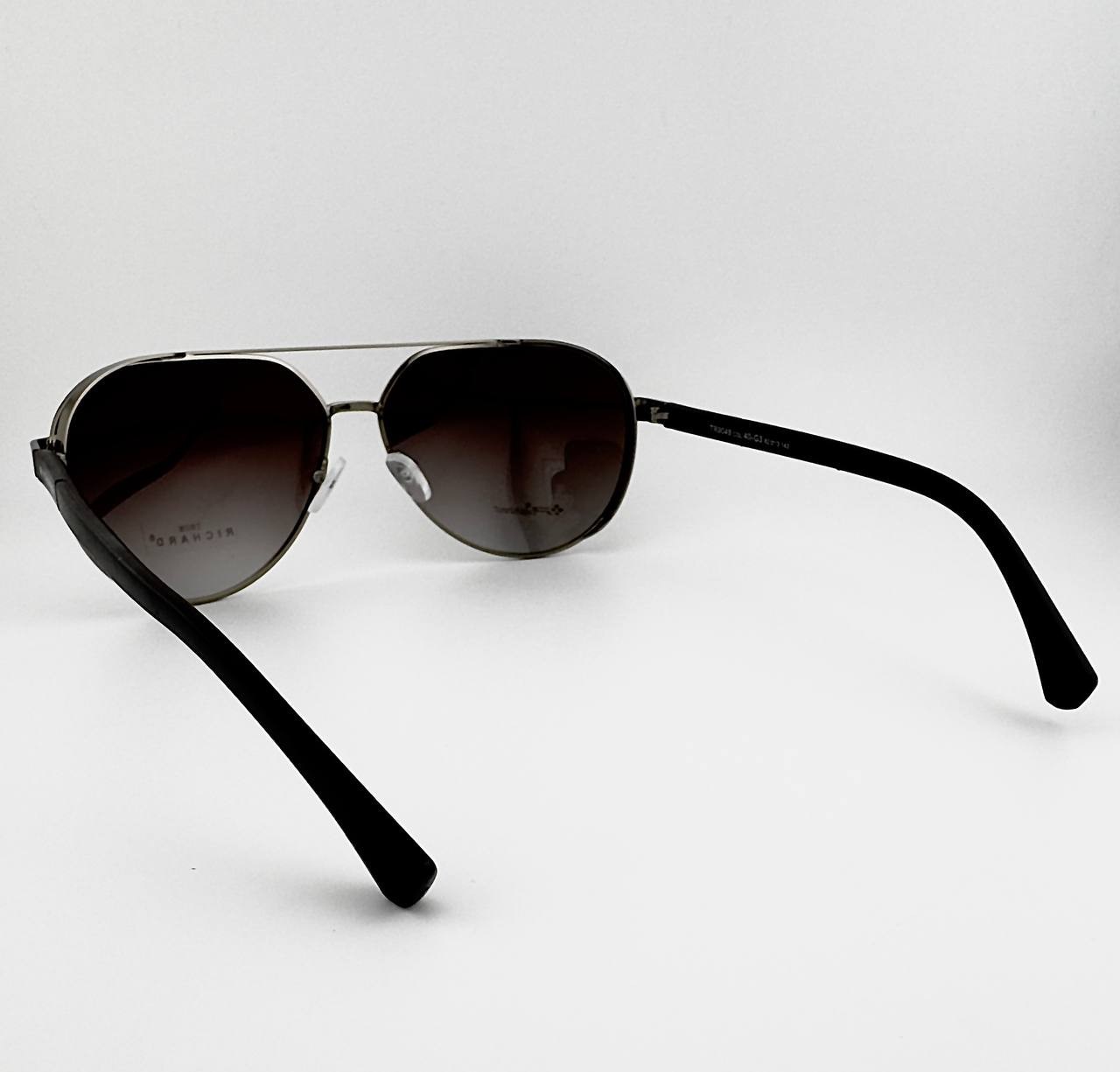 Thom Richard TR9049 Men’s Sunglasses Polarized Aviator Gunmetal Gradient G3 NEW