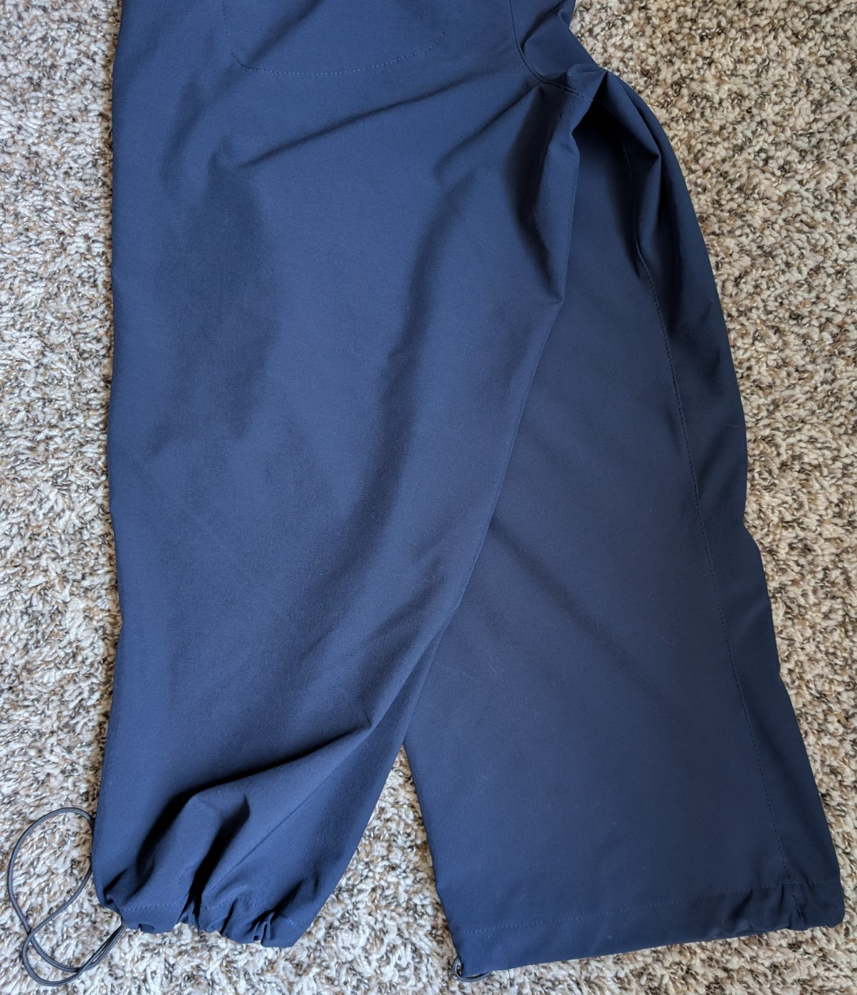 Eddie Bauer Womens 6 Blue Rainier Capri Cropped Hiking Pants Utility Outdoor NWT