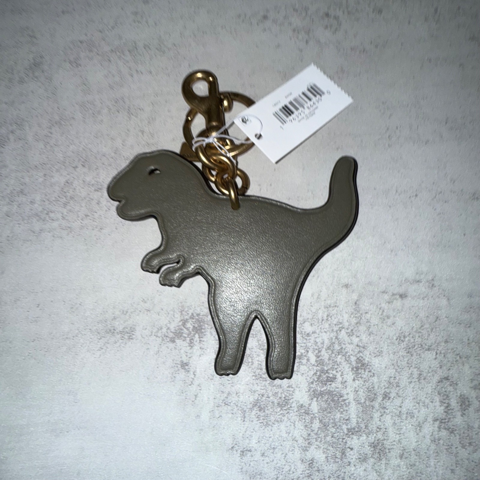 COACH Leather Bag Charm Keychains Various Styles NWT