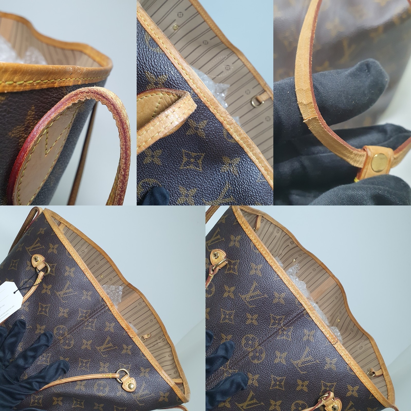 TARIFF FREE Authentic Louis Vuitton Neverfull GM Monogram M40157 Dust Bag CLA808