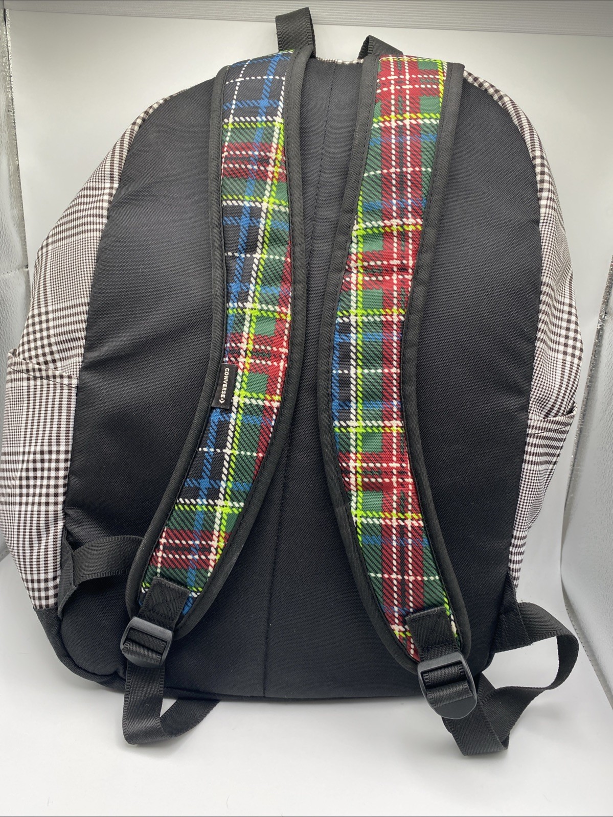 Converse Go 2 Patterned Check Backpack 24 Liter Capacity, 10019901-A01 USED