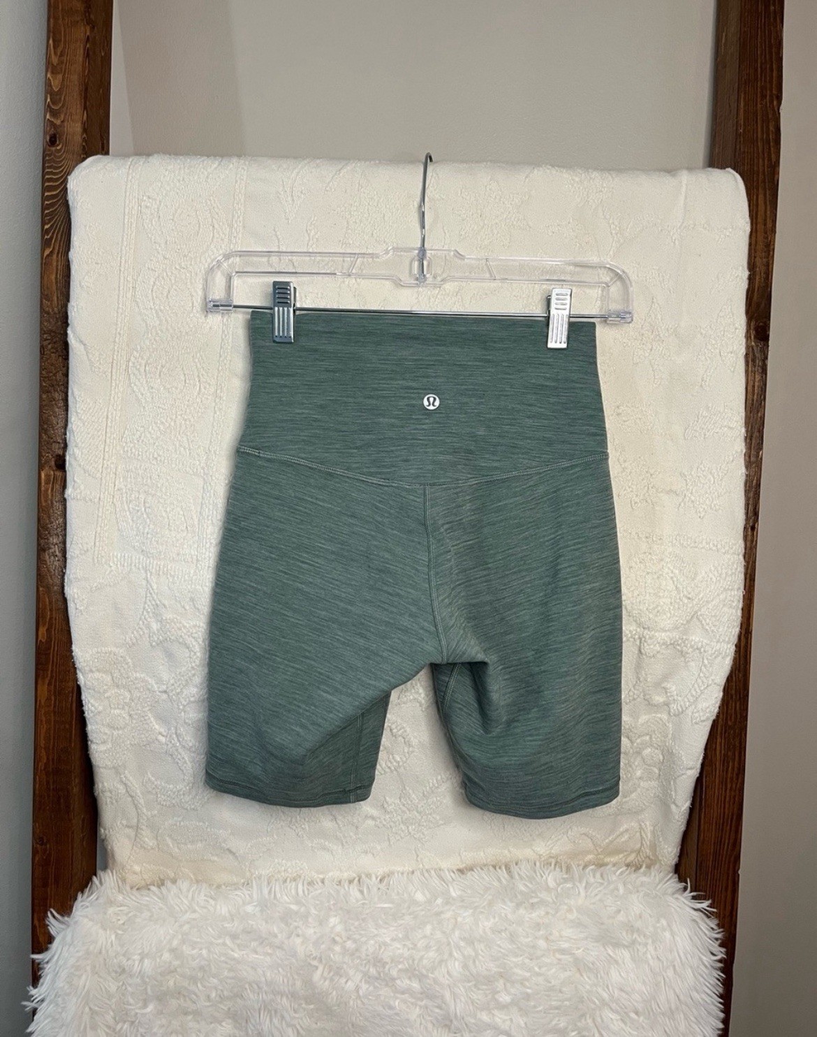 Lululemon Align High-Rise Biker Shorts – Heathered Tidewater Teal Women’s 4