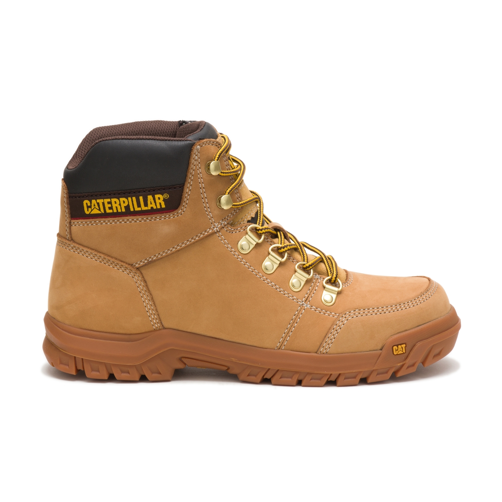 Caterpillar Men Outline Work Boot Work Boots Leather