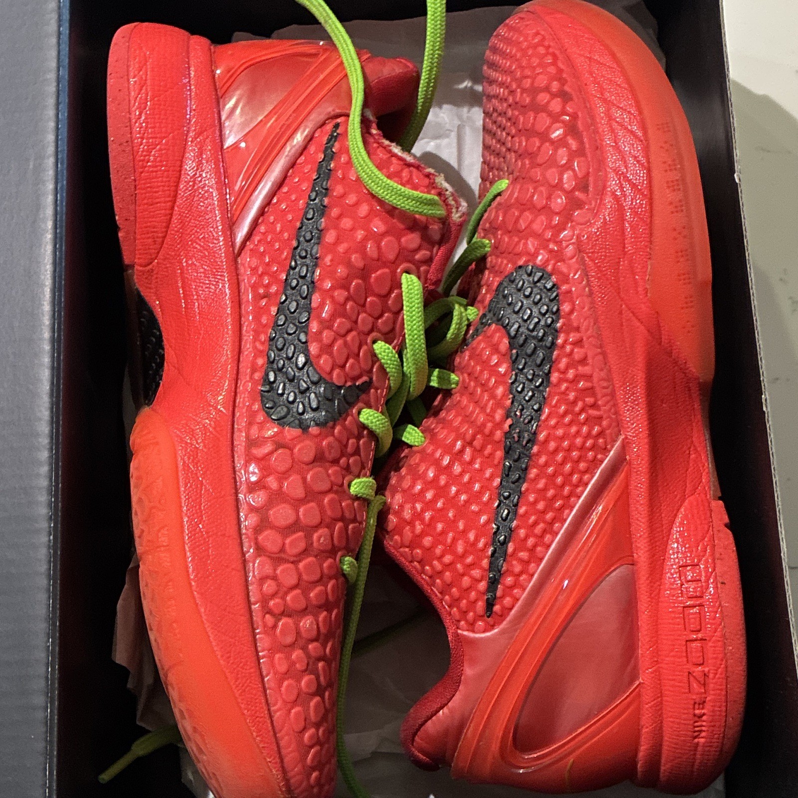 Nike Kobe 6 Protro Reverse Grinch Low Top Men’s Basketball Shoes FV4921-600