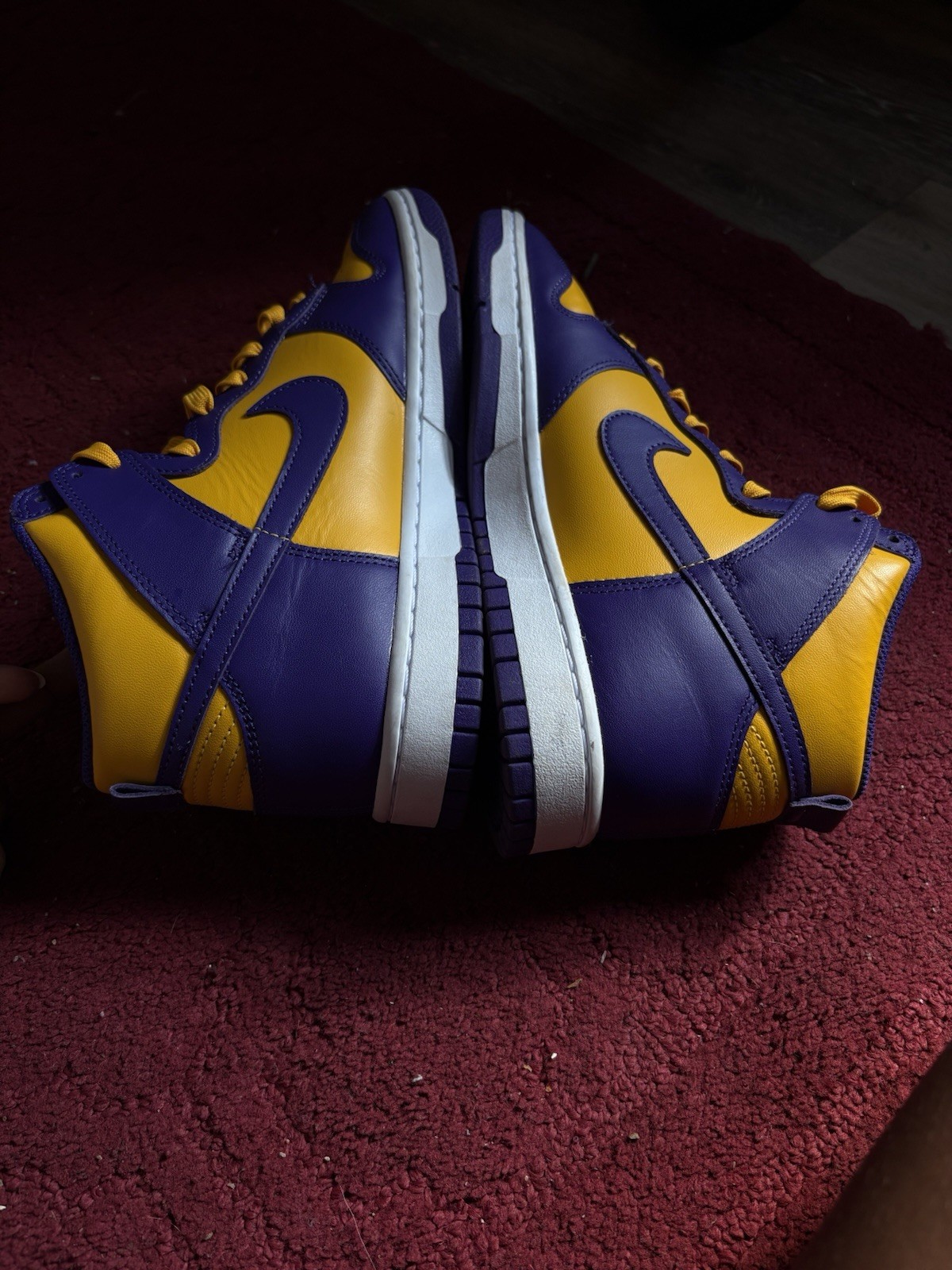 Nike Dunk Hi High Retro DD1399-500 Men’s Size 6 Court Purple Violet Lakers