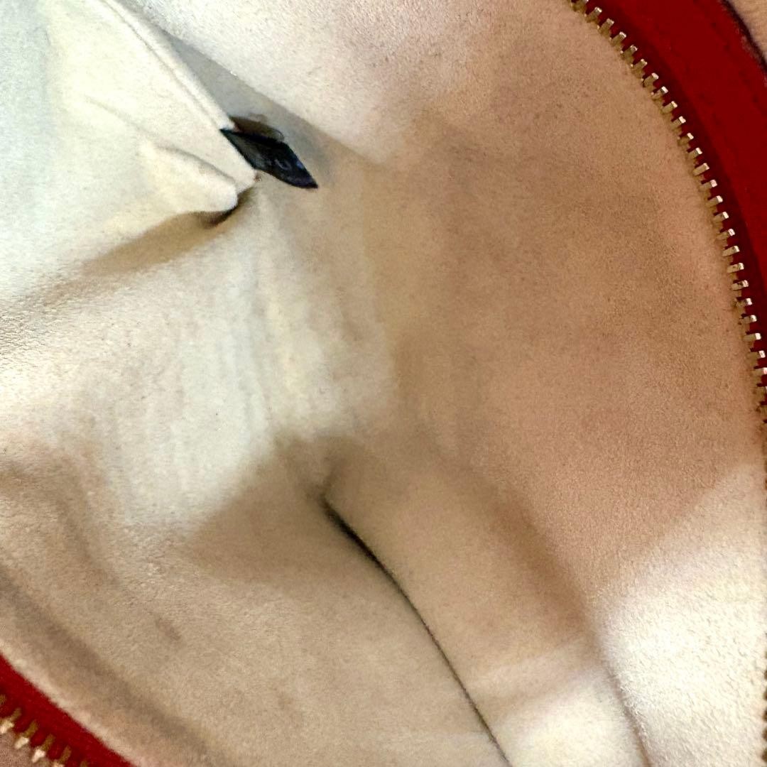 GUCCI Shoulder Bag Guccissima Red Leather Size: W11.4xH9.8 in. Strap: 43.3″