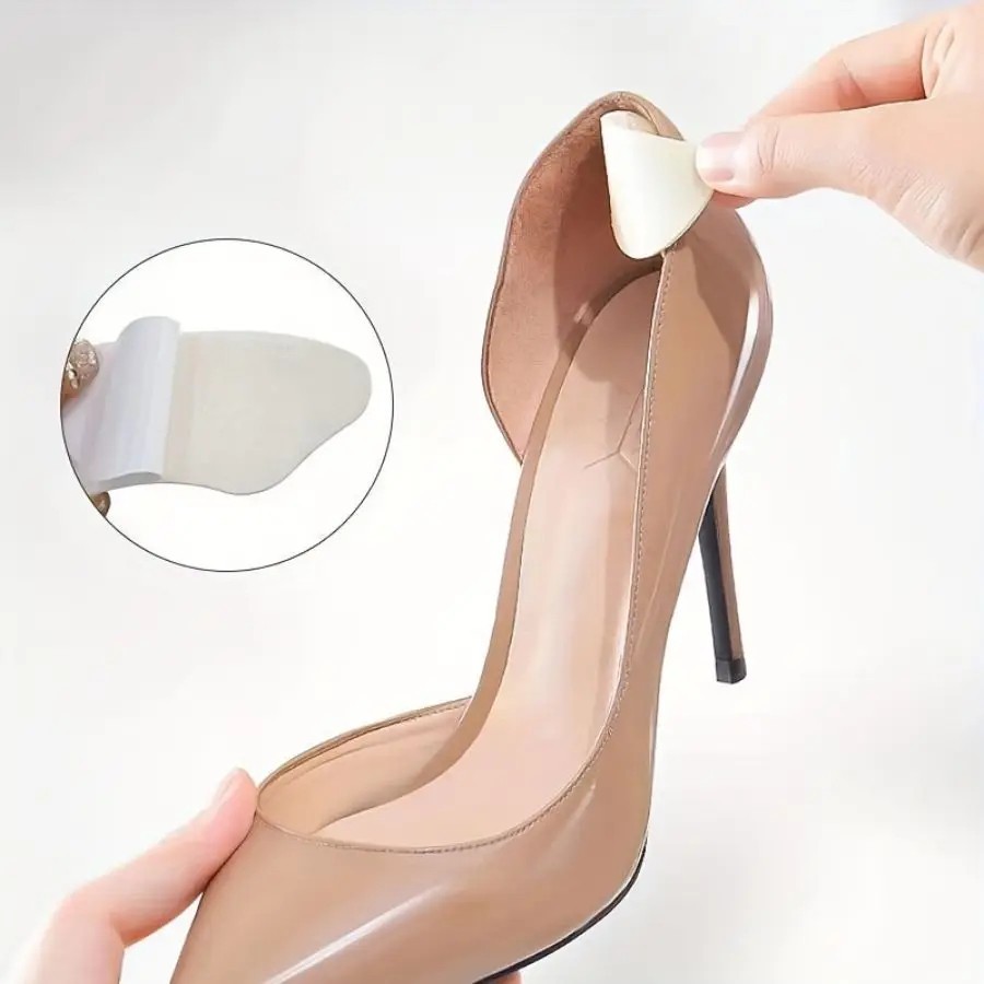 8-Pack Heel Pads for Too Big Shoes Self-Adhesive Heel Protectors Heel Inserts