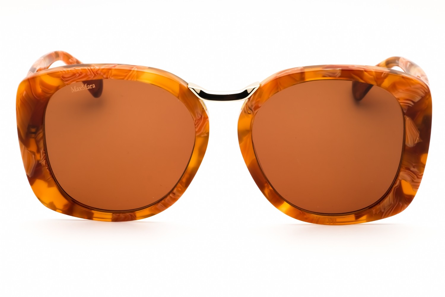 MAX MARA MM092-56E-55 Sunglasses Frame Size 55mm 140mm 18mm HAVANA Women
