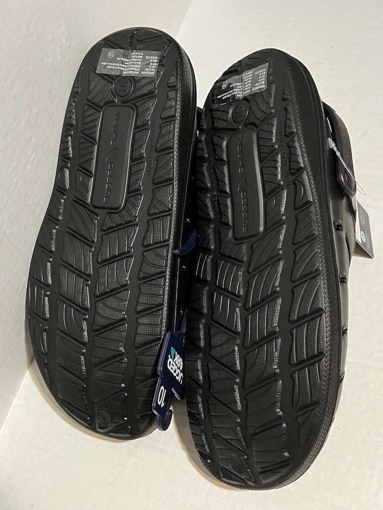 RUGGED SHARK – RGS Lined Clog – Men’s – Size: 10 – Color: Black – MNRS42SG701