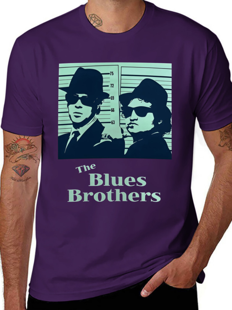 Blues Music Graphic T-Shirt | Men’s The Blues Brothers Shor