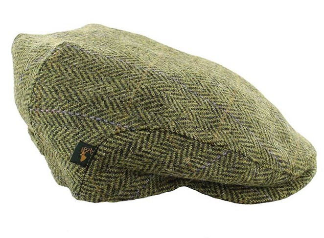 Mucros Weavers Irish Flat Cap Men’s Trinity 100% Wool Tweed Hat Made in Ireland