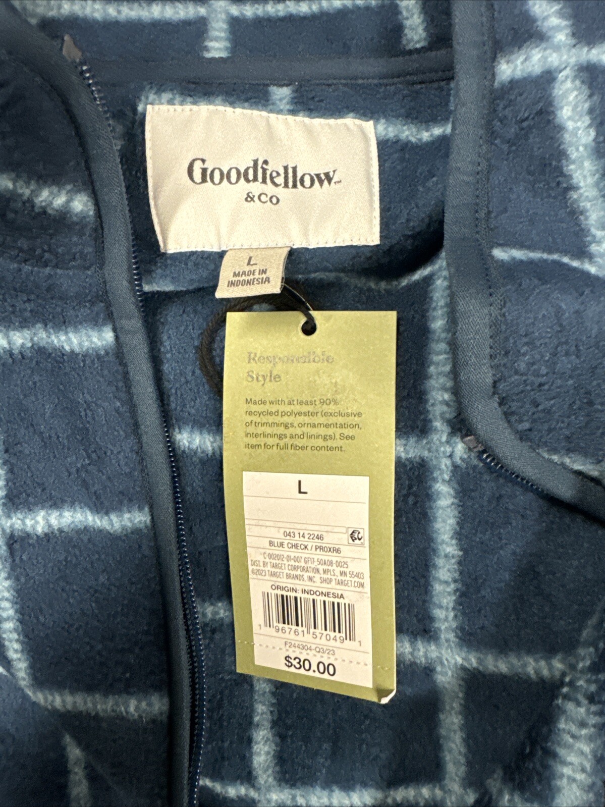 Goodfellow Quarter Zip Fleece Pullover – Sweatshirt like- Sizes & Colors choice