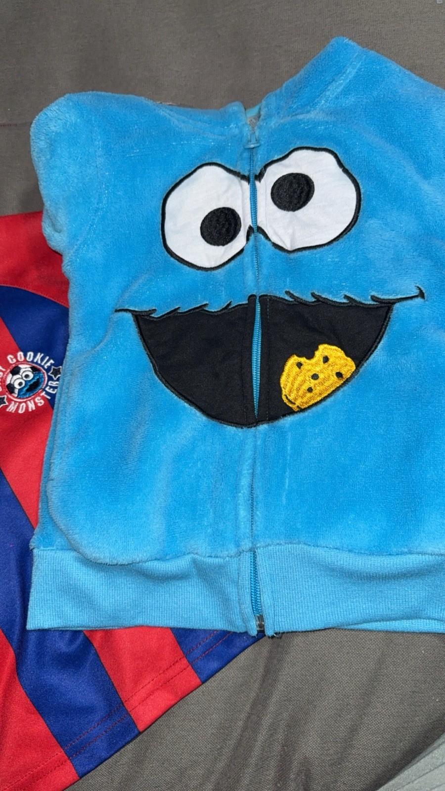Sesame Street Cookie Monster 2pc Outfit Set 18M/24M vintage
