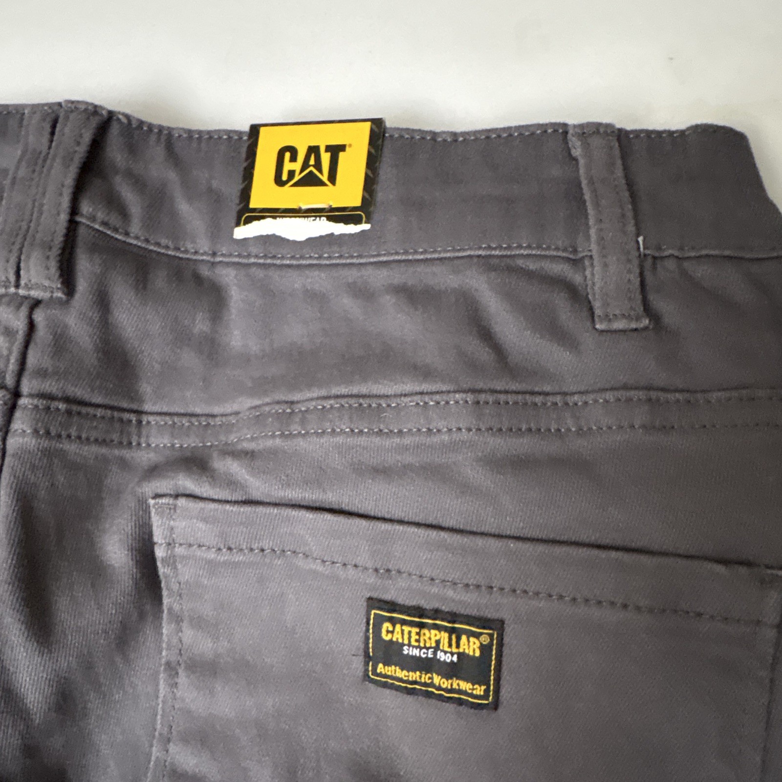 Caterpillar CAT Double Knee Workwear Pants Men’s Sz 32×32 Gray