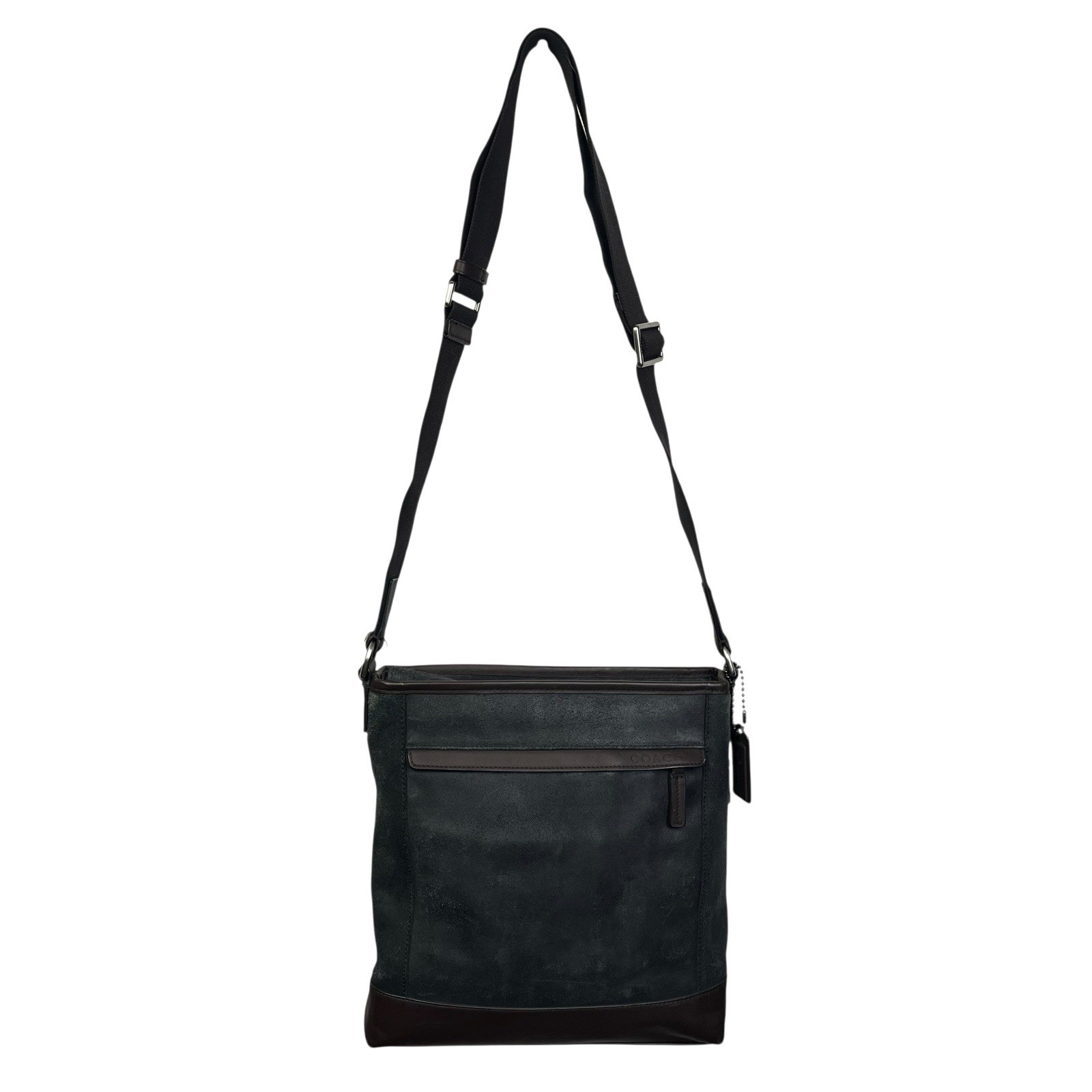 Coach Camden Leather Bag Brown Tech Crossbody Messenger Computer F70920