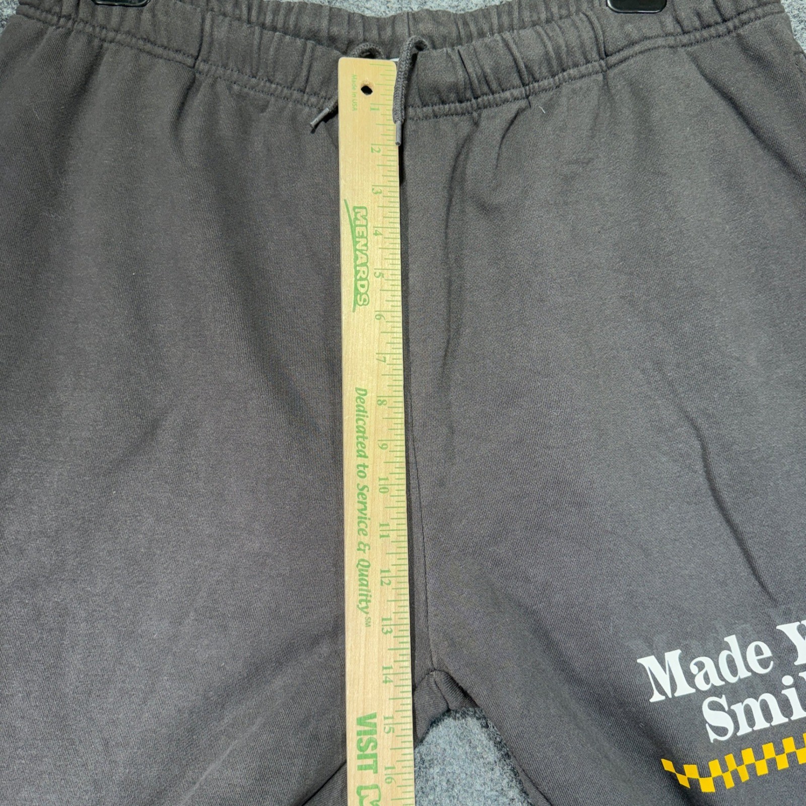 The Mayfair Group Made You Smile Sweatshirt Joggers Set Womens XXL Brown Cotton