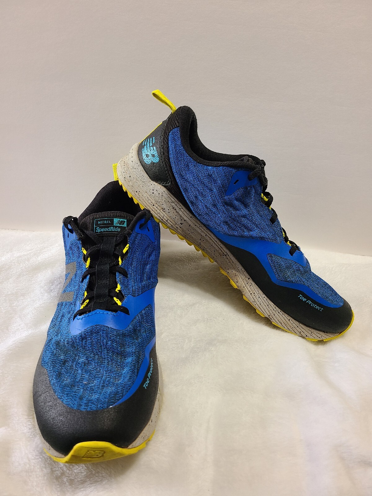 NEW BALANCE Men’s Nitrel Speed Ride All Terrain Blue Black Neon US 13