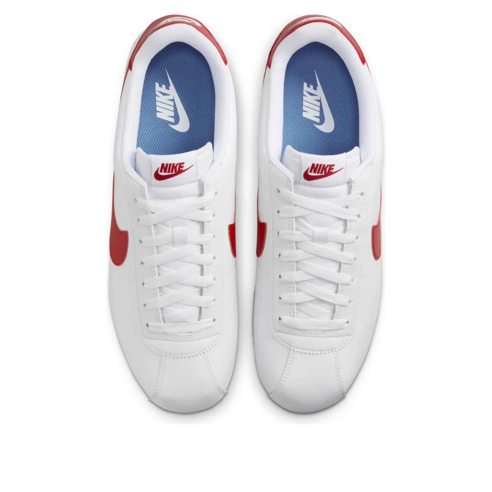 Nike Cortez White Varsity Red Varsity Blue Sneakers DM4044-108 Mens Size 11.5