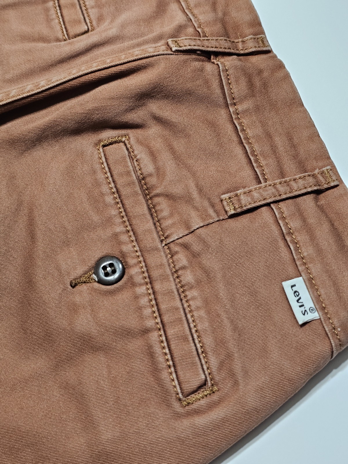 Levi Strauss & Co Chino Pants Men’s W29x L32 Brown Two Horse Brand Cotton