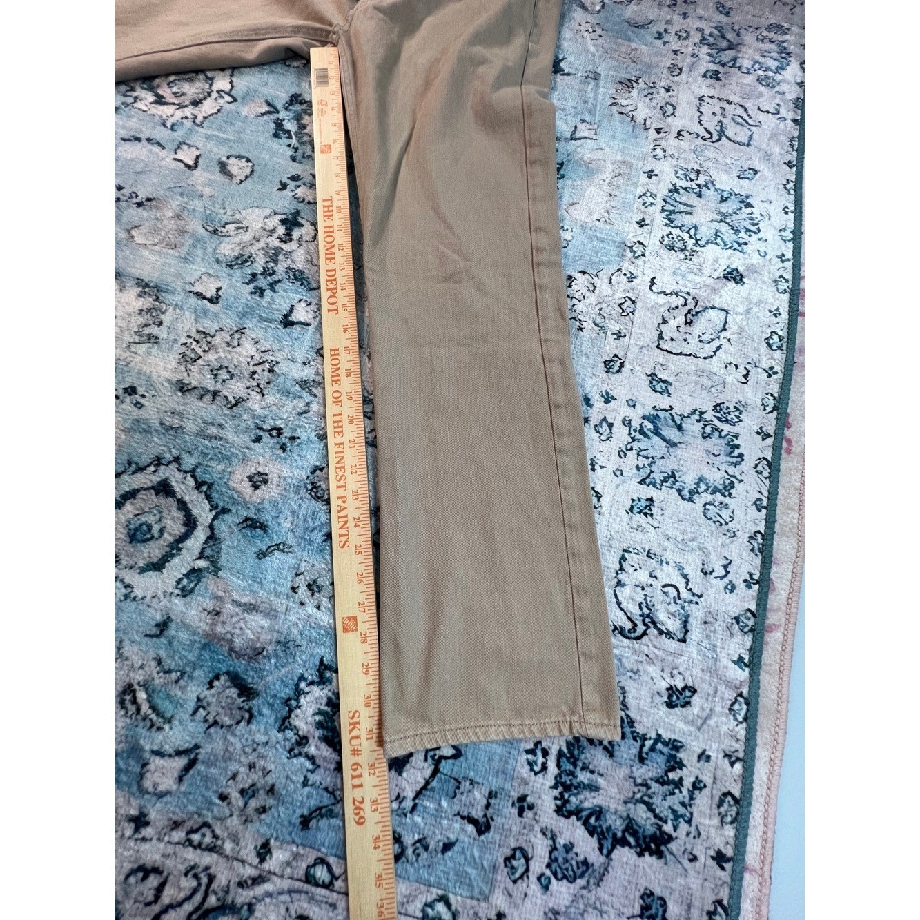 Indigo People Men Olive Straight-Leg Pants 32Wx32L