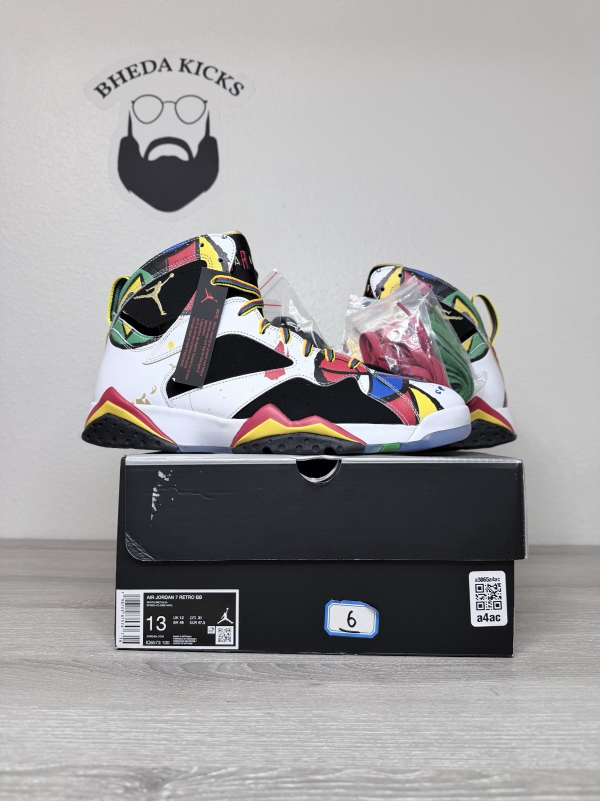 Size 13 – Air Jordan 7 Retro Miro 2026 IQ6573-100 Men’s Sneaker Brand New