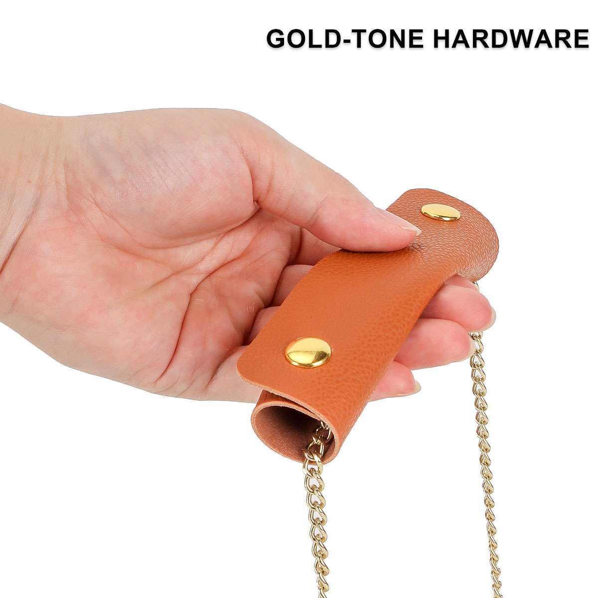 Leather Handbag Handle Wrap Cover Purse Strap Cover Replacement with Button SALE