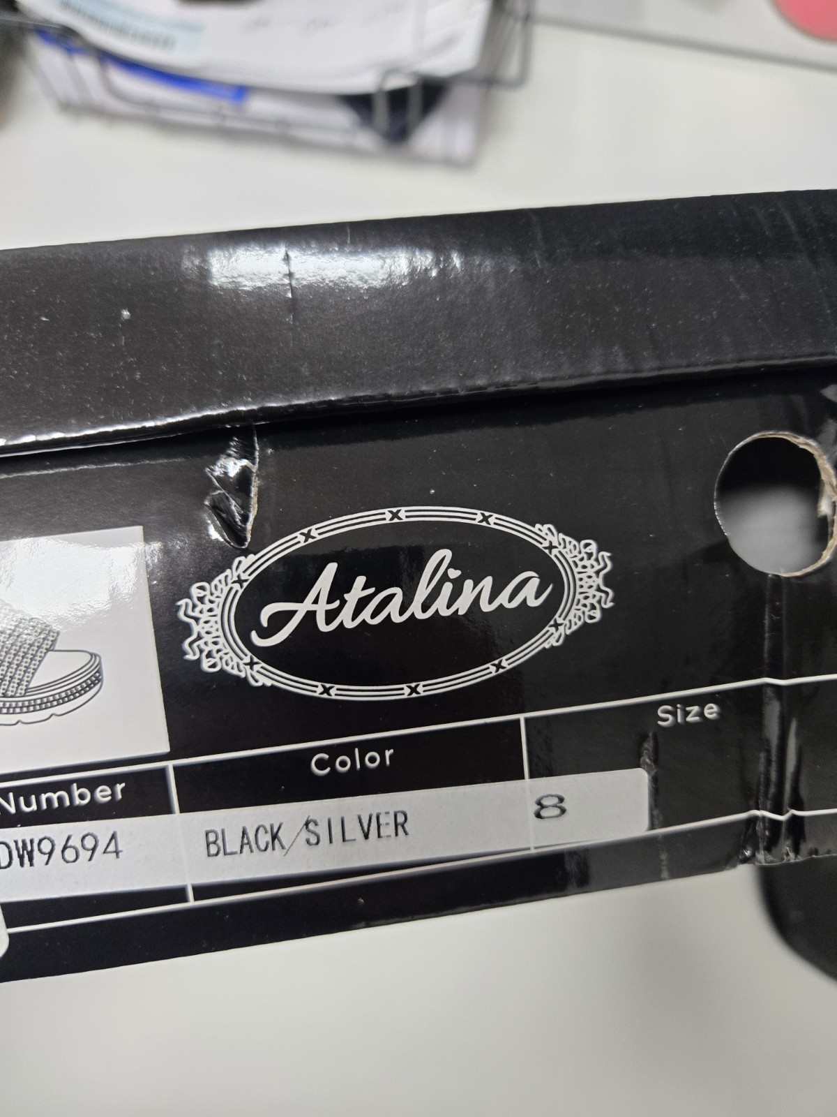 Atalina Ladies Shoes Rhinestone, size 9 , slip on, stylish, comfort, fashionable