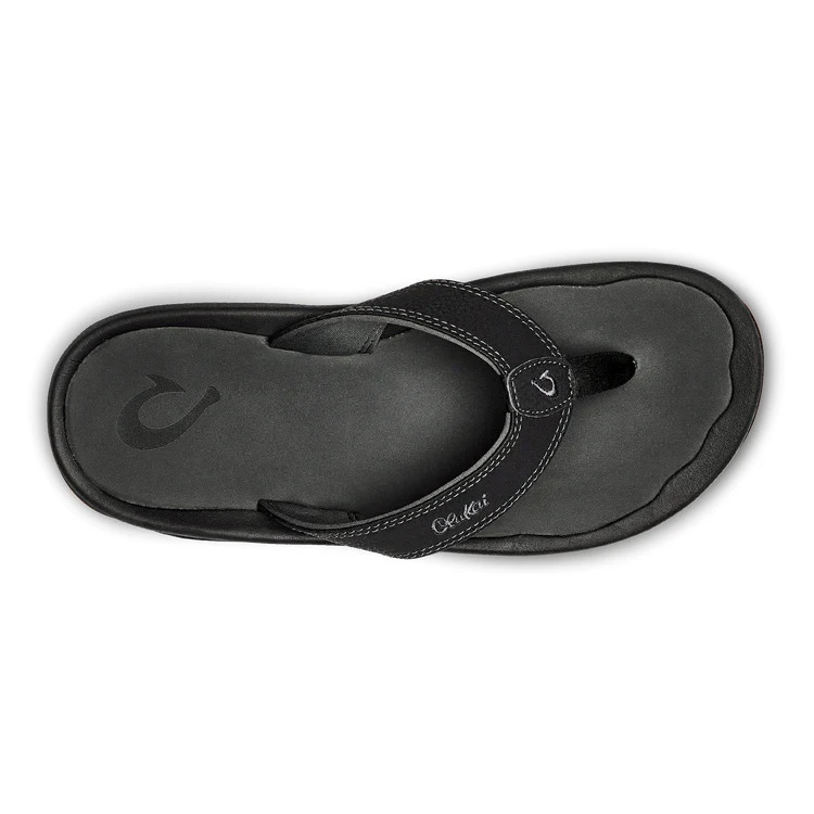 OluKai Ohana Sandals – Men’s – 11 / Black/Dark Shadow