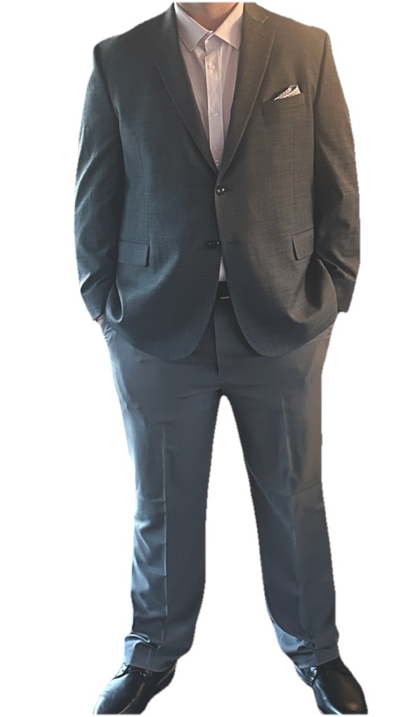 Joseph Abboud Classic Dark Gray Suit