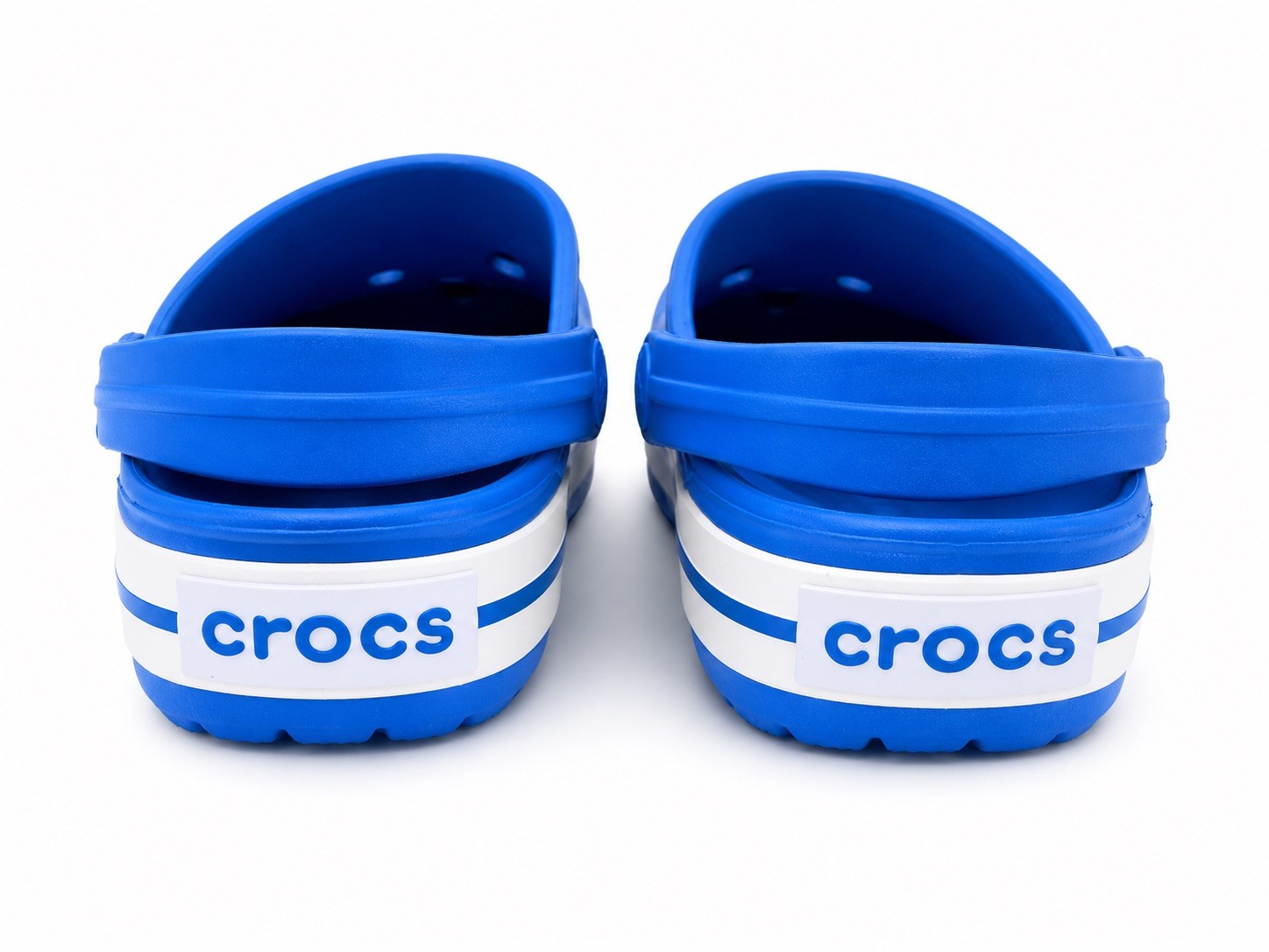 New Crocs Crocband Clog Ocean White Blue M6 W8 Unisex Comfort Shoes NWT