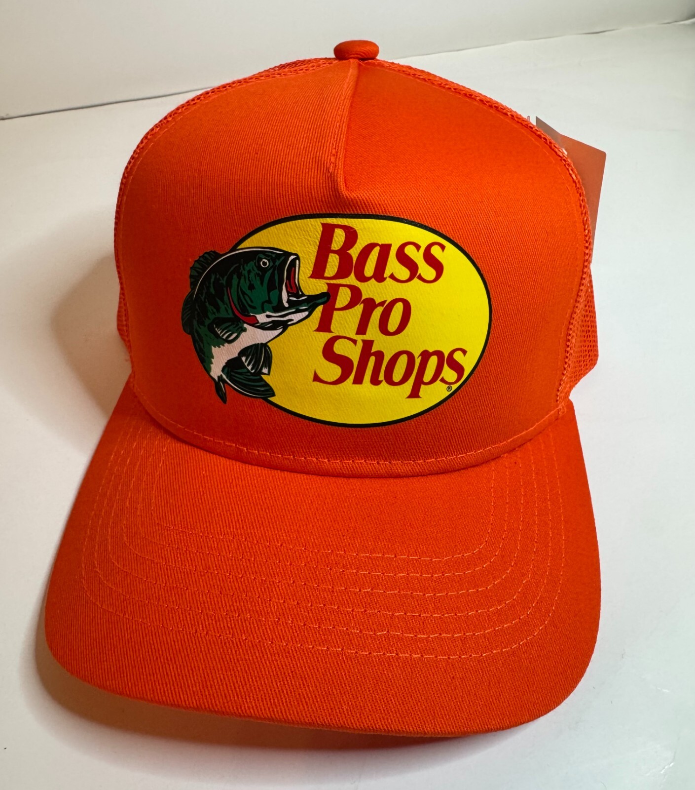 Bass Pro Shops Mesh Hat Cap Adjustable Snapback Trucker Fishing Baseball Outdoor
