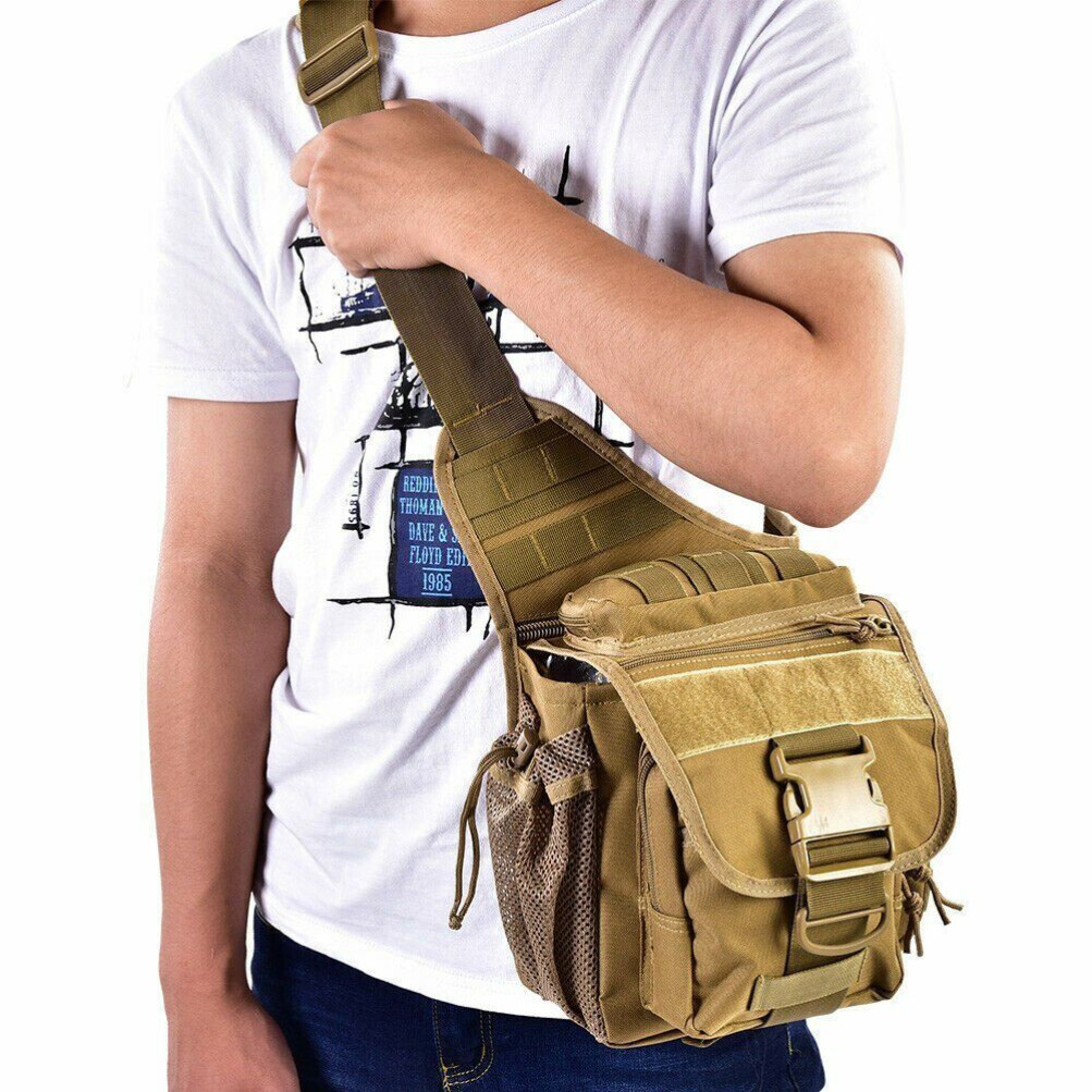 Tactical Messenger Bag Multi-functional Outdoor DSLR Camera Pack Shoulder Bag