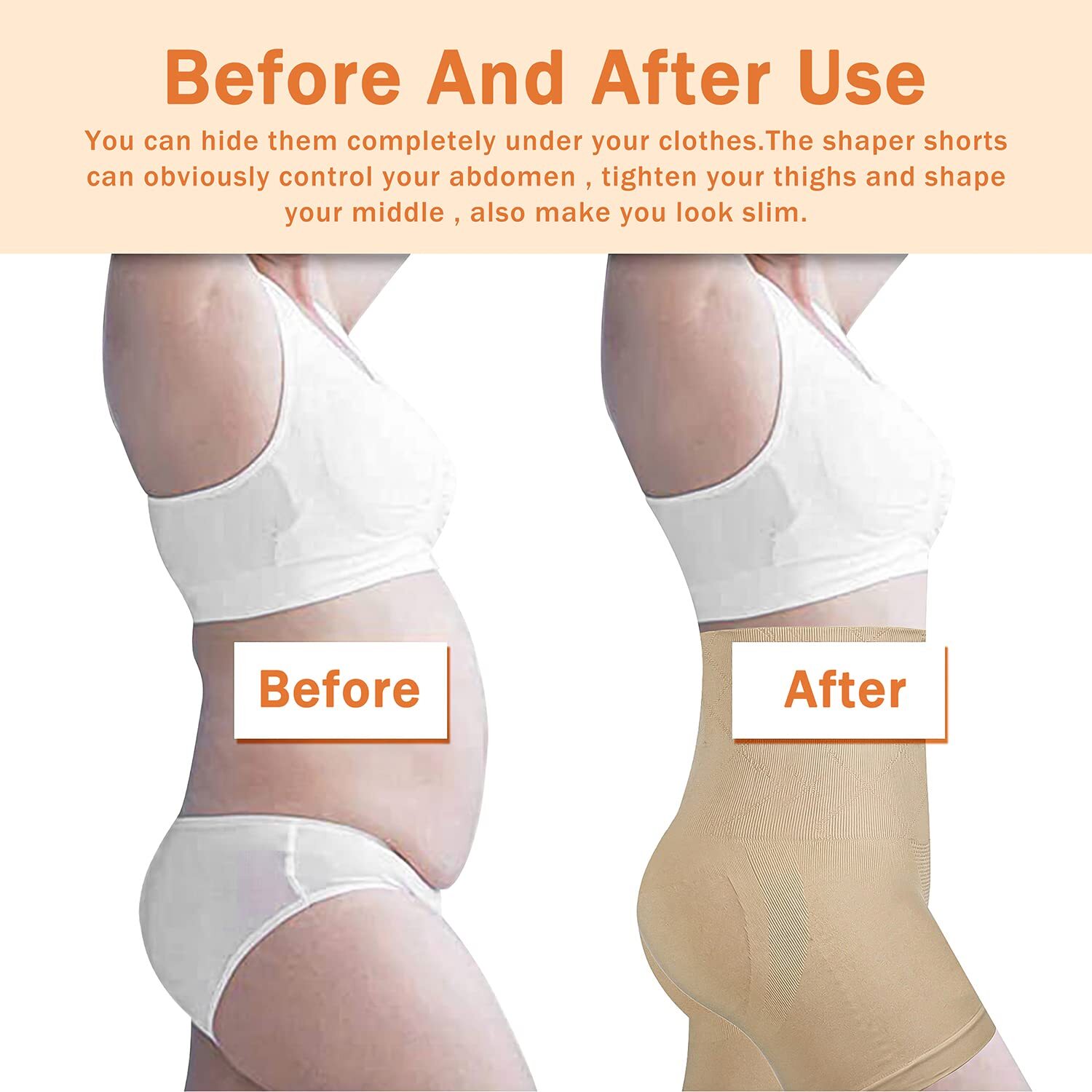 Tummy Control Panties High Waist Body Shaper Seamless Thigh Slimmer Slim Shorts