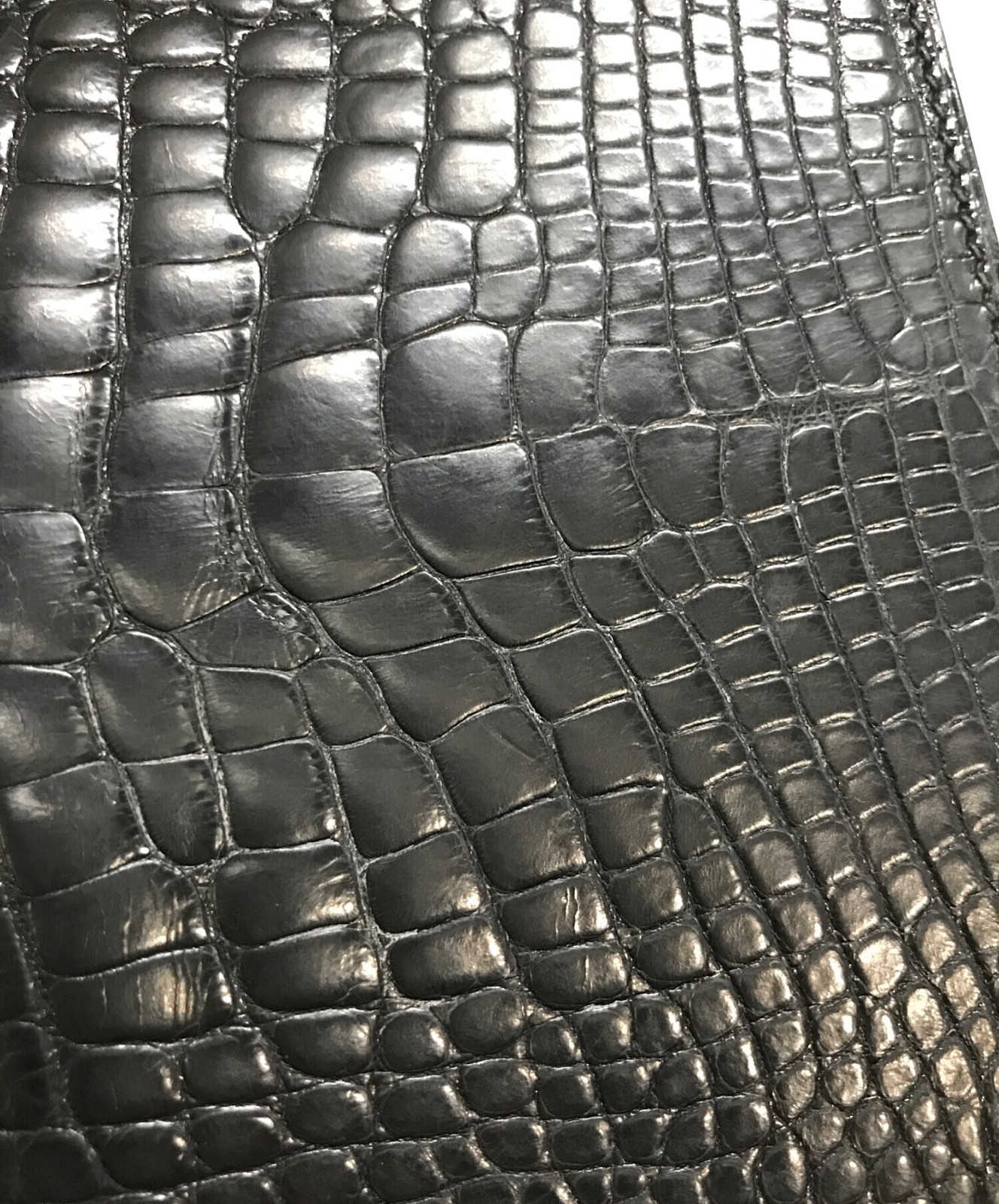 HERMES Agenda PM Notebook Cover Black Leather K Stamp 2007 Used