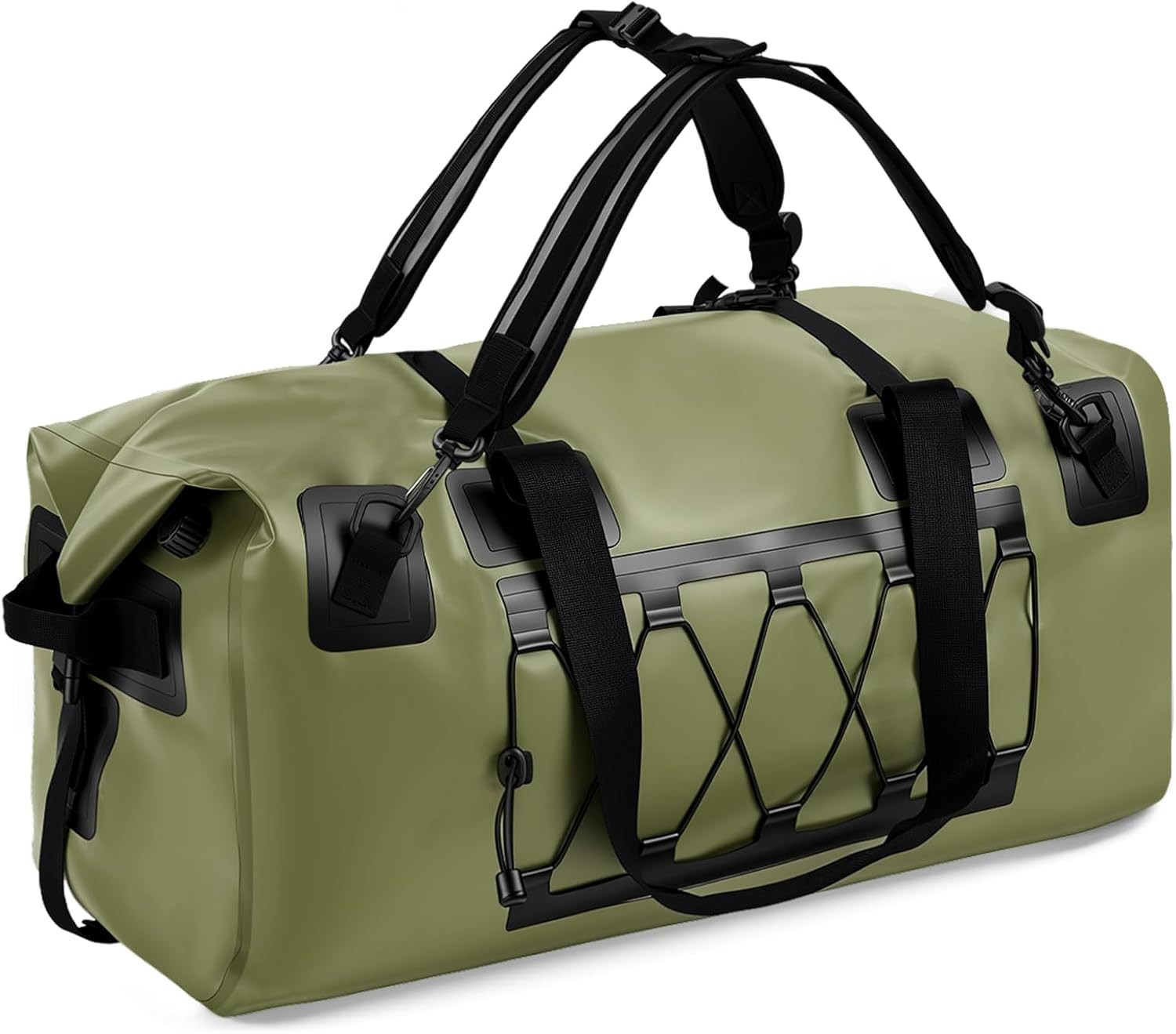 70L Waterproof Duffel Bag Roll Top Dry Backpack Motorcycle Camping Bag
