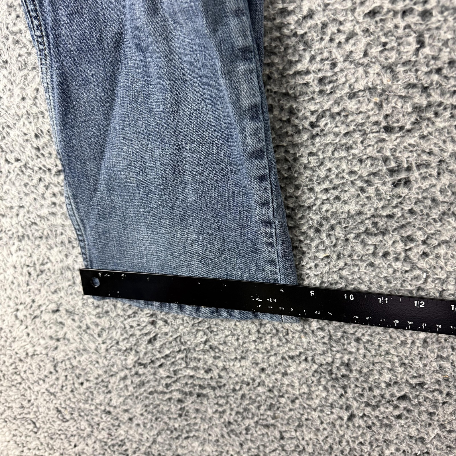 Wrangler Retro Jeans Mens 35×32 Blue Denim Slim Bootcut Stretch Medium Wash
