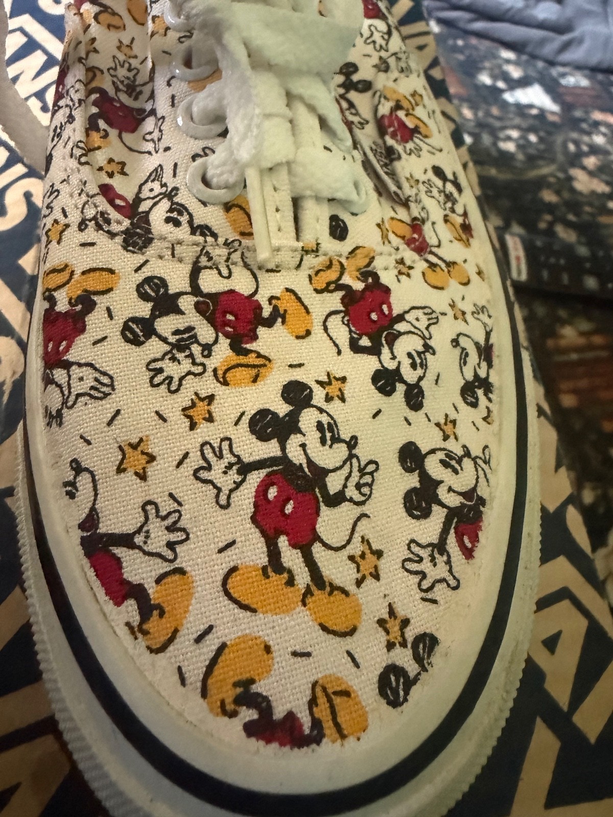RARE 1980 Vintage Mickymouse Vans X Disney Vans Made USA