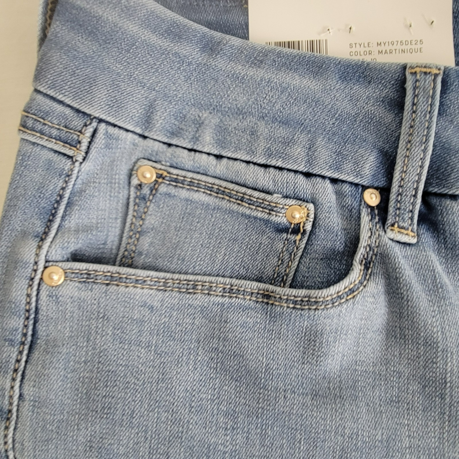 Seven7 Tummyless High Rise Comfy Stretch Skinny Jean Womens SZ 10 MARTINIQUE