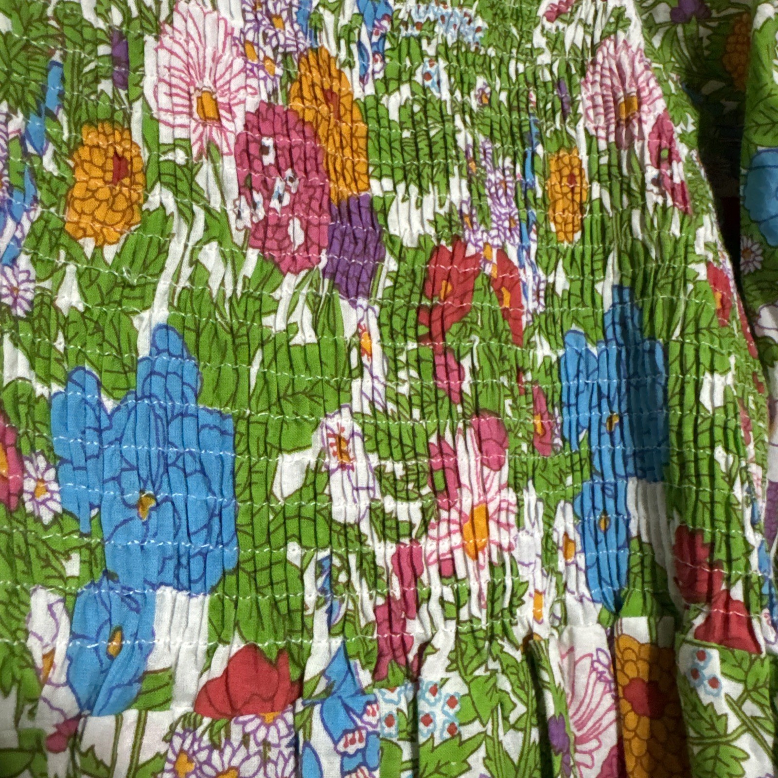 Mille , Calista Dress In Summer Garden , Women’s Size Large, Resort & Travel