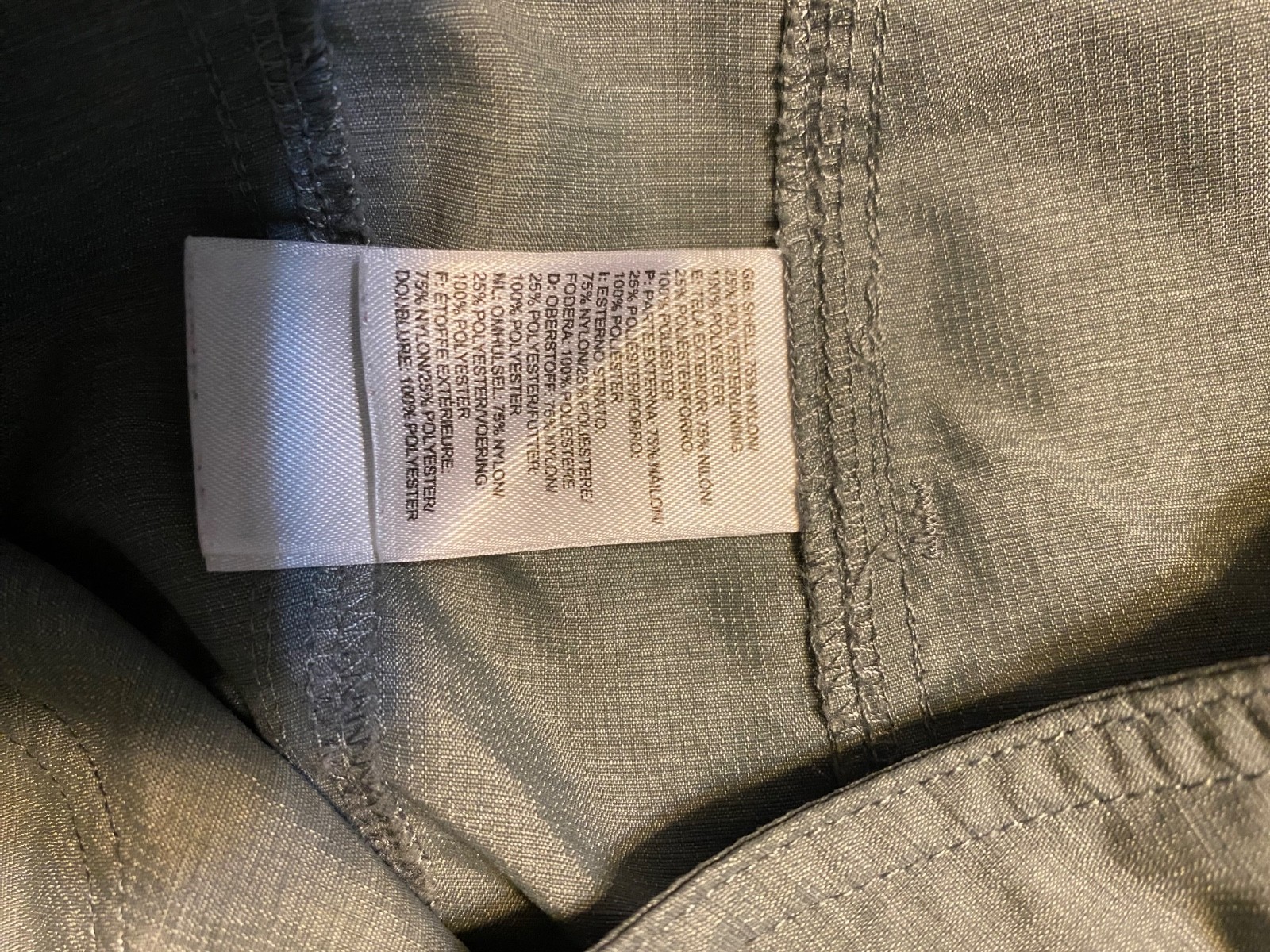 North Face Horizon 2.0 Roll Up Womens SZ 10 Gray Nylon Blend Hiking Shorts