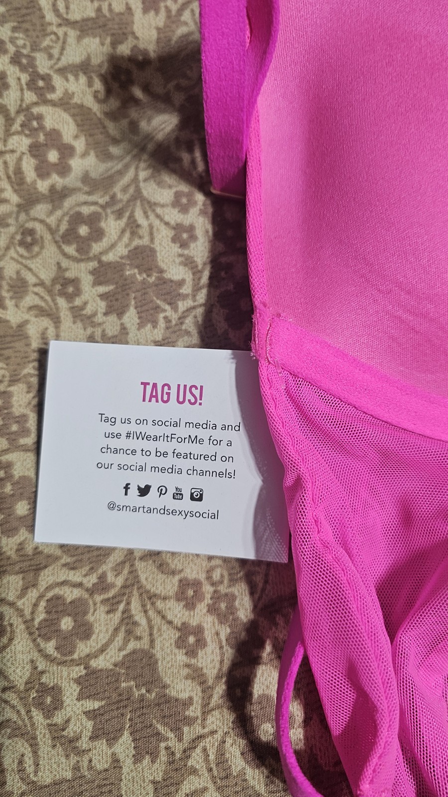 Smart&Sexy Women’s bra Pushup Underwire Color Pink Size 34C. 002