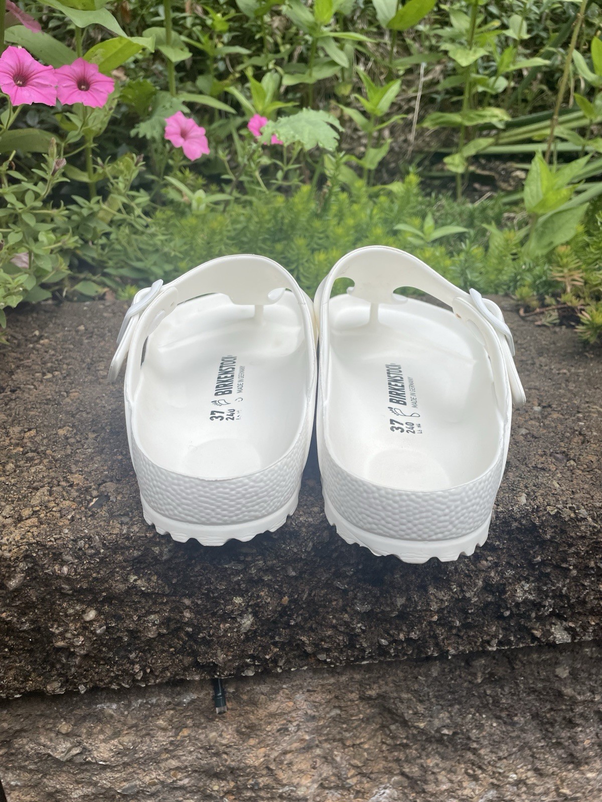 Birkenstock Gizeh EVA White Thong Sandals Size 37