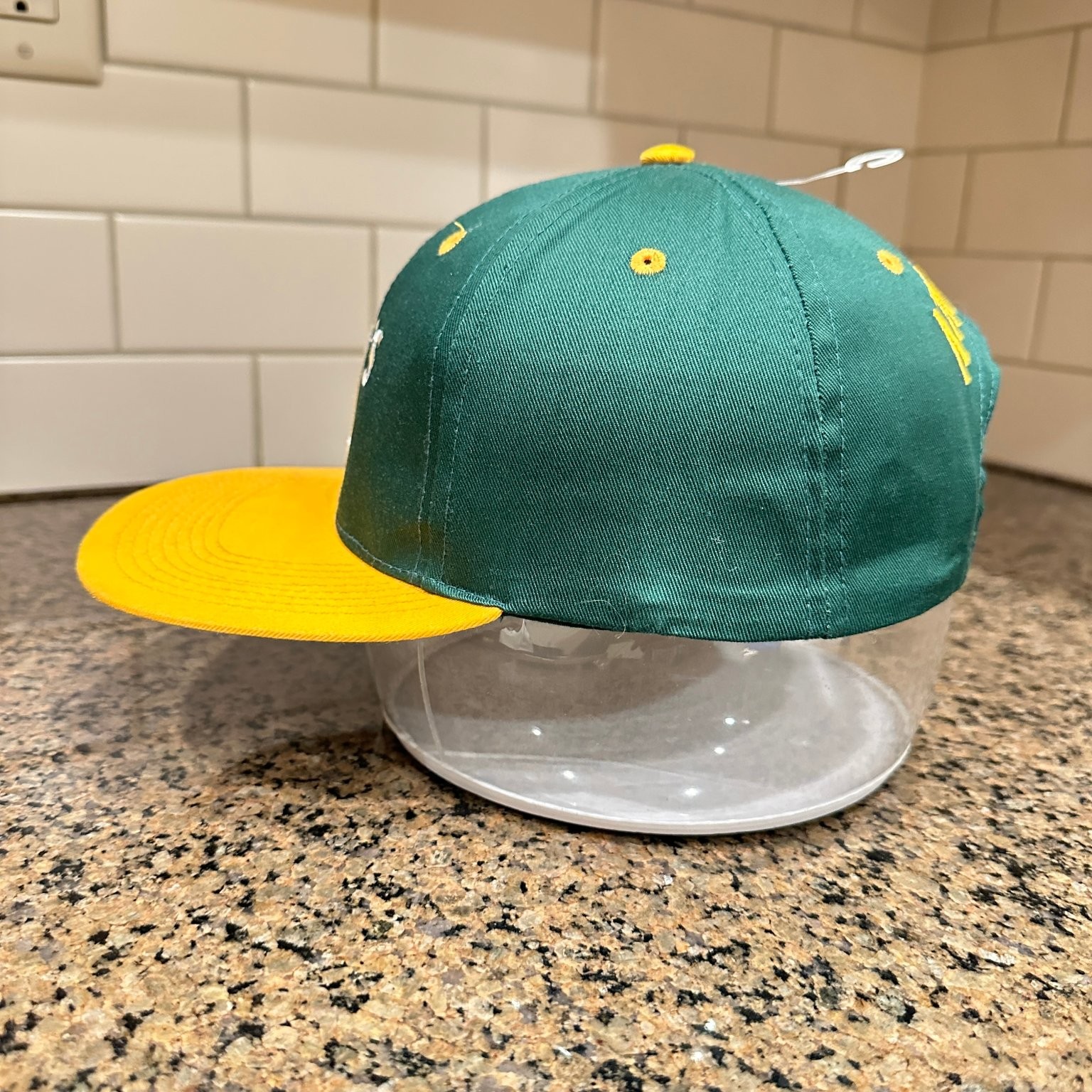 Oakland Athletics MLB Baseball Cap Green Yellow Snapback Hat New
