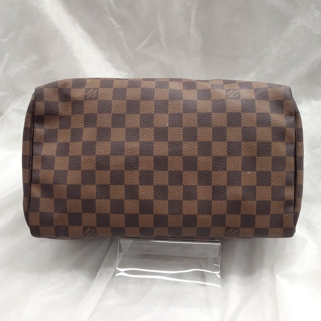 LOUIS VUITTON Damier Ebene Speedy 30 N41364 Handbag Leather Auth Used