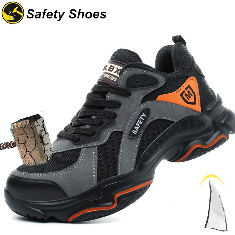 Safety Shoes Men Work Steel Toe Boots Industrial protective shoes Indestructible