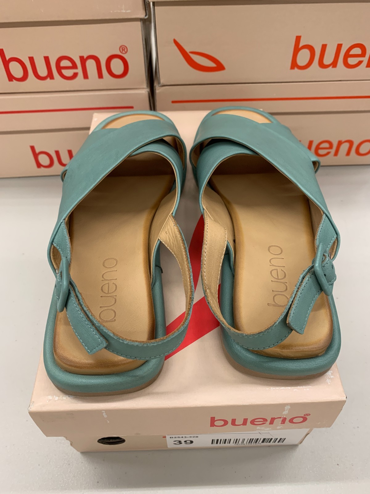 Bueno Footwear Elwood Sandal Seafoam Green Women’s Size 37 38 39 40 41 B2543