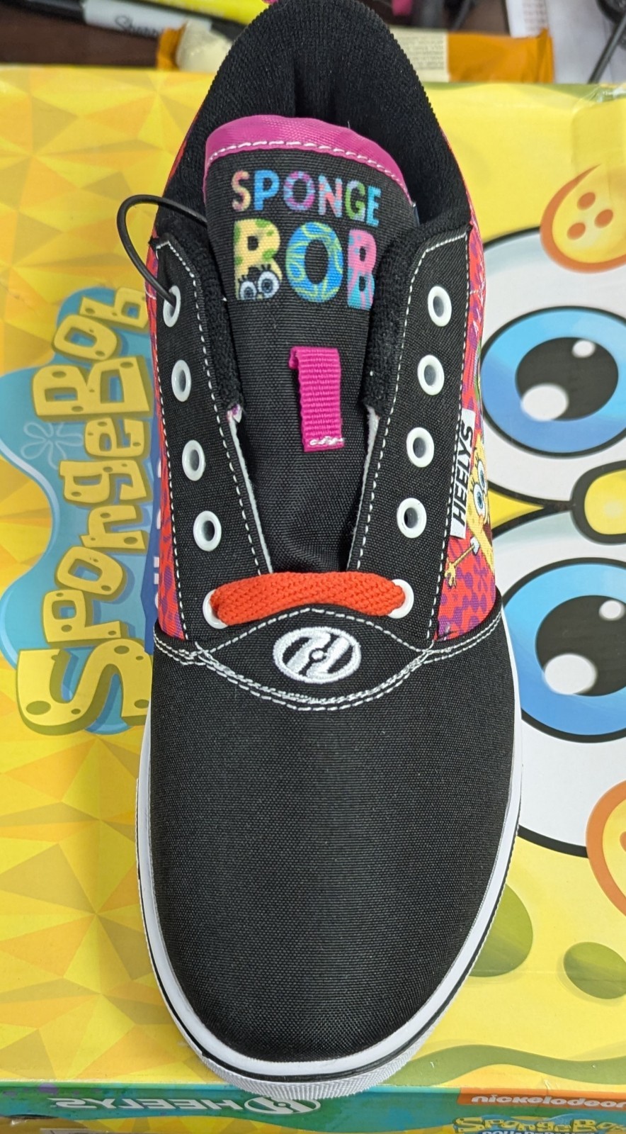 HEELYS PRO 20 SPONGEBOB ALWAYS IN A GOOD MOOD YOUTH SNEAKERS *SEE VARIATIONS NIB