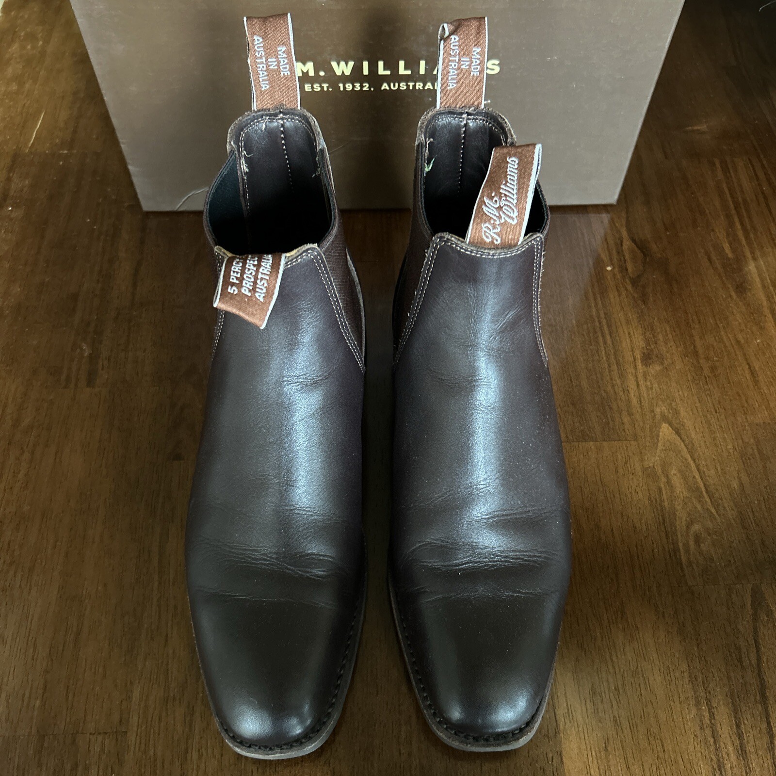 RM Williams 8 Narrow U.S. (7F AUS) Chestnut Comfort Craftsman Boots