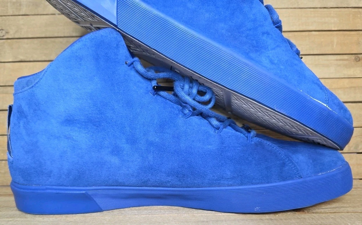 Nike LeBron XII 12 NSW Lifestyle QS Game Royal Suade 716417-400 James Sz 13 Shoe