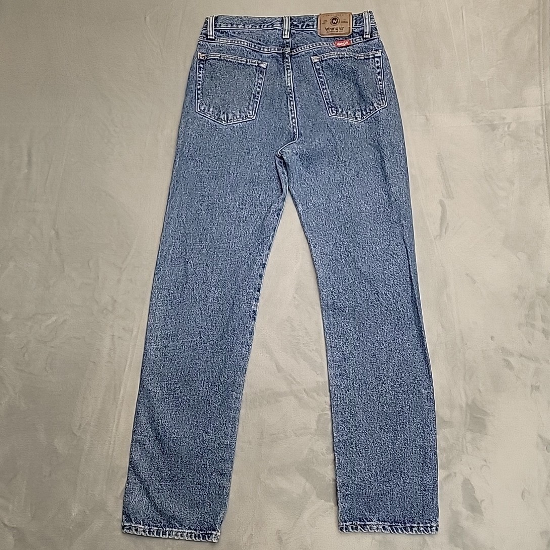 Wrangler Authentics Jeans Men 31×32 Blue Denim Straight Leg Cowboy Western Work